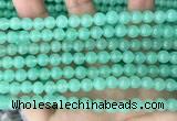 CEQ301 15.5 inches 6mm round green sponge quartz beads