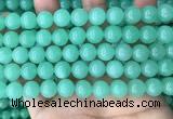 CEQ303 15.5 inches 10mm round green sponge quartz beads