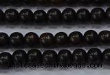 CEY51 15.5 inches 6mm round ebony wood beads wholesale