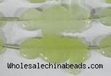 CFG514 15.5 inches 18*34mm carved animal New jade beads