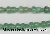 CFG65 15.5 inches 8*13mm carved calabash green aventurine beads