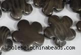 CFG682 15.5 inches 20mm carved flower grain stone beads