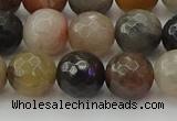 CFJ213 15.5 inches 10mm faceted round fancy jasper beads wholesale