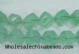 CFL100 15.5 inches 8*8mm cube natural green fluorite gemstone beads