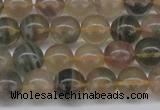 CFL1103 15.5 inches 10mm round yellow fluorite gemstone beads