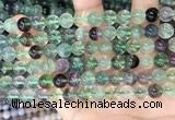 CFL1152 15.5 inches 8mm round fluorite gemstone beads