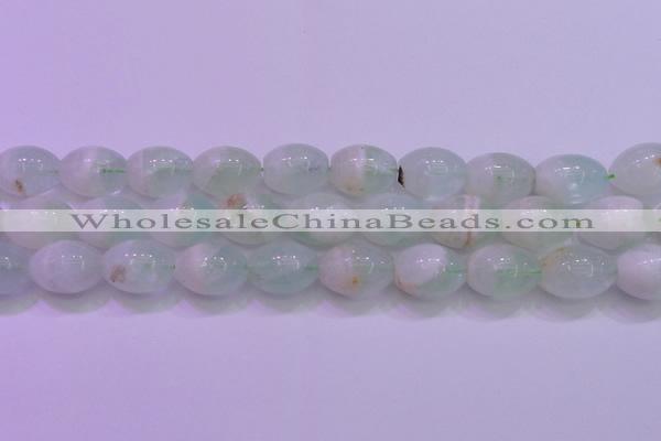 CFL1205 15.5 inches 13*18mm rice green fluorite gemstone beads