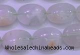 CFL1218 15.5 inches 12*16mm oval green fluorite gemstone beads