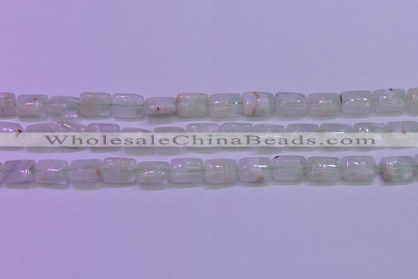 CFL1223 15.5 inches 8*12mm rectangle green fluorite gemstone beads