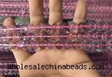 CFL1497 15.5 inches 8mm round purple fluorite gemstone beads