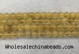 CFL1509 15.5 inches 10mm round yellow fluorite gemstone beads