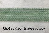 CFL1521 15.5 inches 4mm round green fluorite gemstone beads