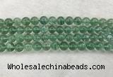 CFL1524 15.5 inches 10mm round green fluorite gemstone beads