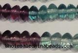 CFL561 15.5 inches 4*6mm rondelle fluorite gemstone beads wholesale