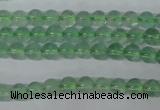 CFL601 15.5 inches 6mm round AB grade green fluorite beads wholesale