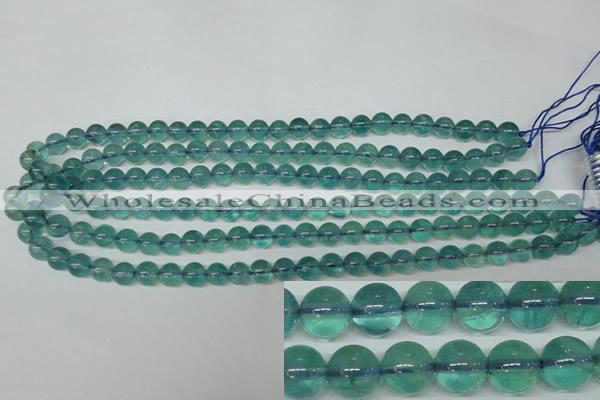 CFL662 15.5 inches 8mm round AB grade blue fluorite beads wholesale