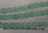 CFL852 15.5 inches 8mm round green fluorite gemstone beads