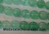 CFL853 15.5 inches 10mm round green fluorite gemstone beads