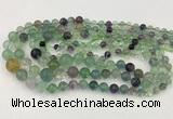 CFL930 15.5 inches 6mm - 12mm round fluorite graduated beads