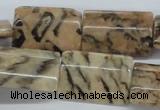 CFS17 15.5 inches 18*25mm rectangle natural feldspar gemstone beads