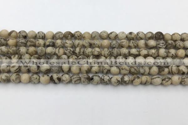 CFS408 15.5 inches 4mm faceted round feldspar beads wholesale