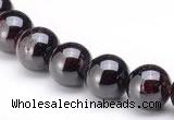 CGA02 10mm round natural garnet gemstone beads Wholesale