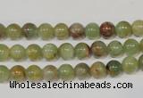 CGA202 15.5 inches 6mm round natural green garnet beads