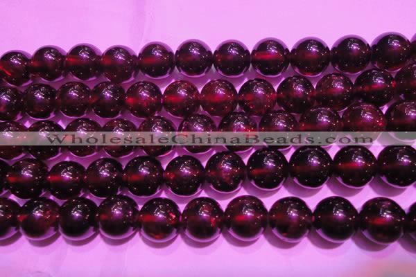 CGA421 15.5 inches 10mm round natural red garnet gemstone beads