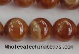 CGA504 15.5 inches 10mm round A grade yellow red garnet beads