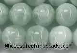 CGA902 15.5 inches 8mm round green angel skin gemstone beads