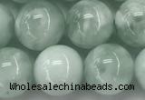 CGA903 15.5 inches 10mm round green angel skin gemstone beads