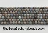 CGA920 15.5 inches 6mm faceted round blue angel skin beads wholesale