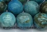 CGA928 15 inches 10mm round blue angel skin beads