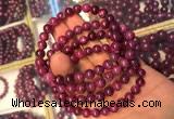 CGB2510 7.5 inches 6mm round ruby zoisite beaded bracelets