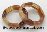 CGB3202 7.5 inches 18*29mm agate gemstone bracelets wholesale