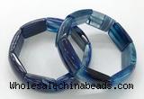 CGB3204 7.5 inches 18*29mm agate gemstone bracelets wholesale