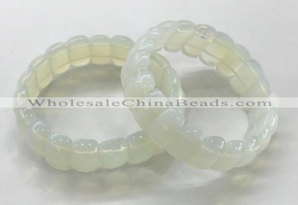 CGB3296 7.5 inches 10*20mm faceted oval opal bracelets