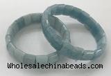 CGB3331 7.5 inches 10*15mm rectangle imitation aquamarine bracelets