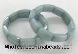 CGB3403 7.5 inches 15*21mm imitation aquamarine bracelets