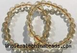 CGB4029 7.5 inches 8mm round citrine beaded bracelets wholesale