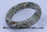 CGB476 Inner diameter 58mm fashion rhyolite gemstone bangle