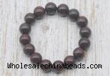 CGB5379 10mm, 12mm round brecciated jasper beads stretchy bracelets