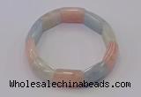 CGB668 7.5 inches 15*20mm morganite gemstone bracelet