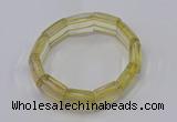 CGB670 7.5 inches 15*18mm lemon quartz bracelet wholesale