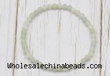 CGB7240 4mm tiny New jade beaded meditation yoga bracelets