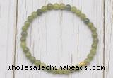 CGB7243 4mm tiny Canadian jade beaded meditation yoga bracelets