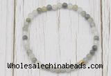 CGB7297 4mm tiny seaweed quartz beaded meditation yoga bracelets