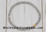 CGB7305 4mm tiny labradorite beaded meditation yoga bracelets