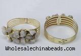 CGB821 30*68mm - 30*70mm druzy agate gemstone bangles wholeasale