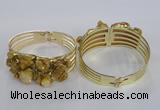 CGB822 30*68mm - 30*70mm druzy agate gemstone bangles wholeasale